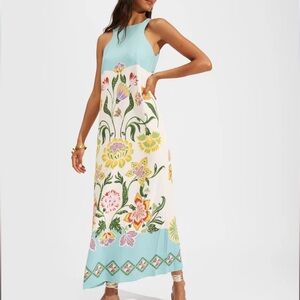 LA DoubleJ Multicolor Floral Maxi Dress